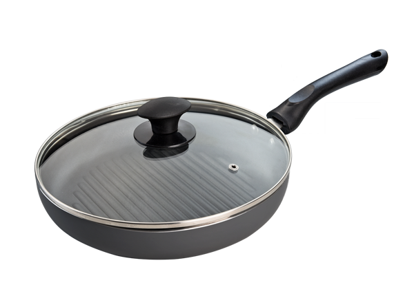 NS Grill Pan (With Glass Lid)
