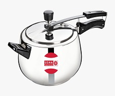 USHA SHRIRAM EUROLEX GOLD STAINLESS STEEL TRI PLY PRESSURE HANDI (5 LTR.)