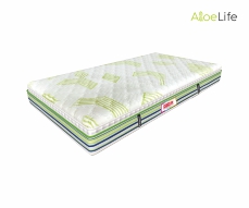 Aloelife Memory Foam And Pocket Spring Mattress With Aloe Vera Fabric